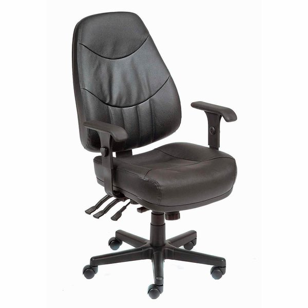 Global Industrial Executive Leather Chair With Multifunctional Adjustments 506573